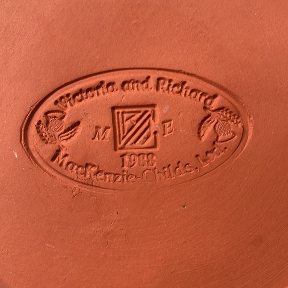 Vintage Victoria & Richard Mackenzie Childs soup bowl/plate - Picture 4 of 5